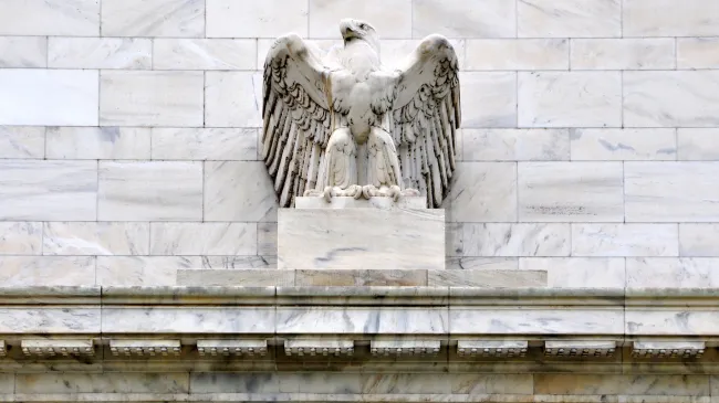 federal reserve eagle facade